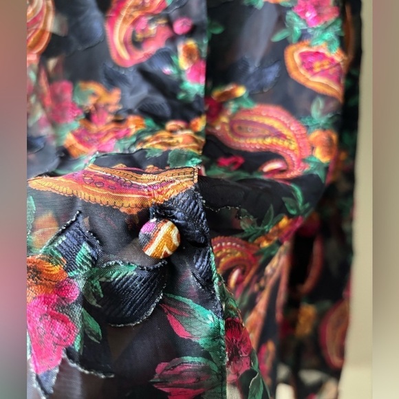 Vintage Victoria Secret floral  sleeveless top size S‎ - Picture 3 of 6